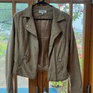 Faux Suede lined jacket